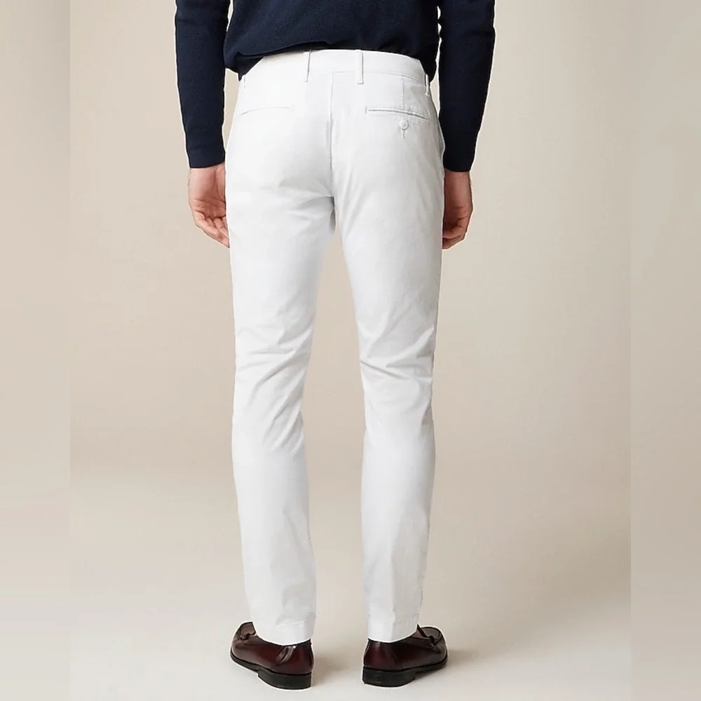 J.Crew 484 Slim-fit stretch chino pant in white size 30x32 NWT